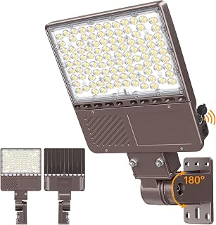LED Parking Lot Light 200W 160W 120W Adjustable, 30000LM LED Shoebox Light with Photocell ETL Listed Flood Lights Arm & Slip Fit Mount 5000K IP65 Commercial Security Area Light, AC277-480V