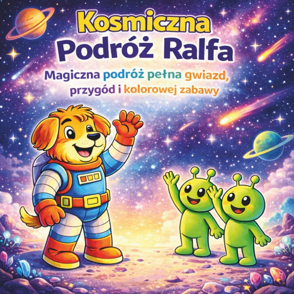 Kosmiczna Podróż Ralfa: Magiczna podróż pełna gwiazd, przygód i kolorowej zabawy