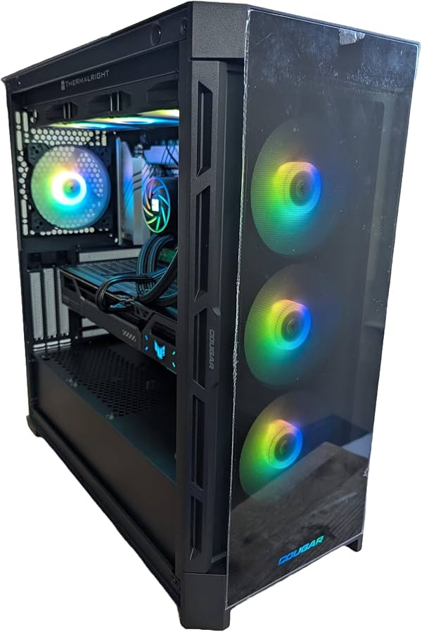 Centaurus Andromeda A7 | Radeon RX 9070 XT 16GB, AMD Ryzen 9 9950X3D 16-Core, 64GB DDR5 RAM, 4TB NVMe SSD, Refrigeración Líquida para CPU, Windows 11 PRO, WiFi. PC Gamer Profesional Personalizado