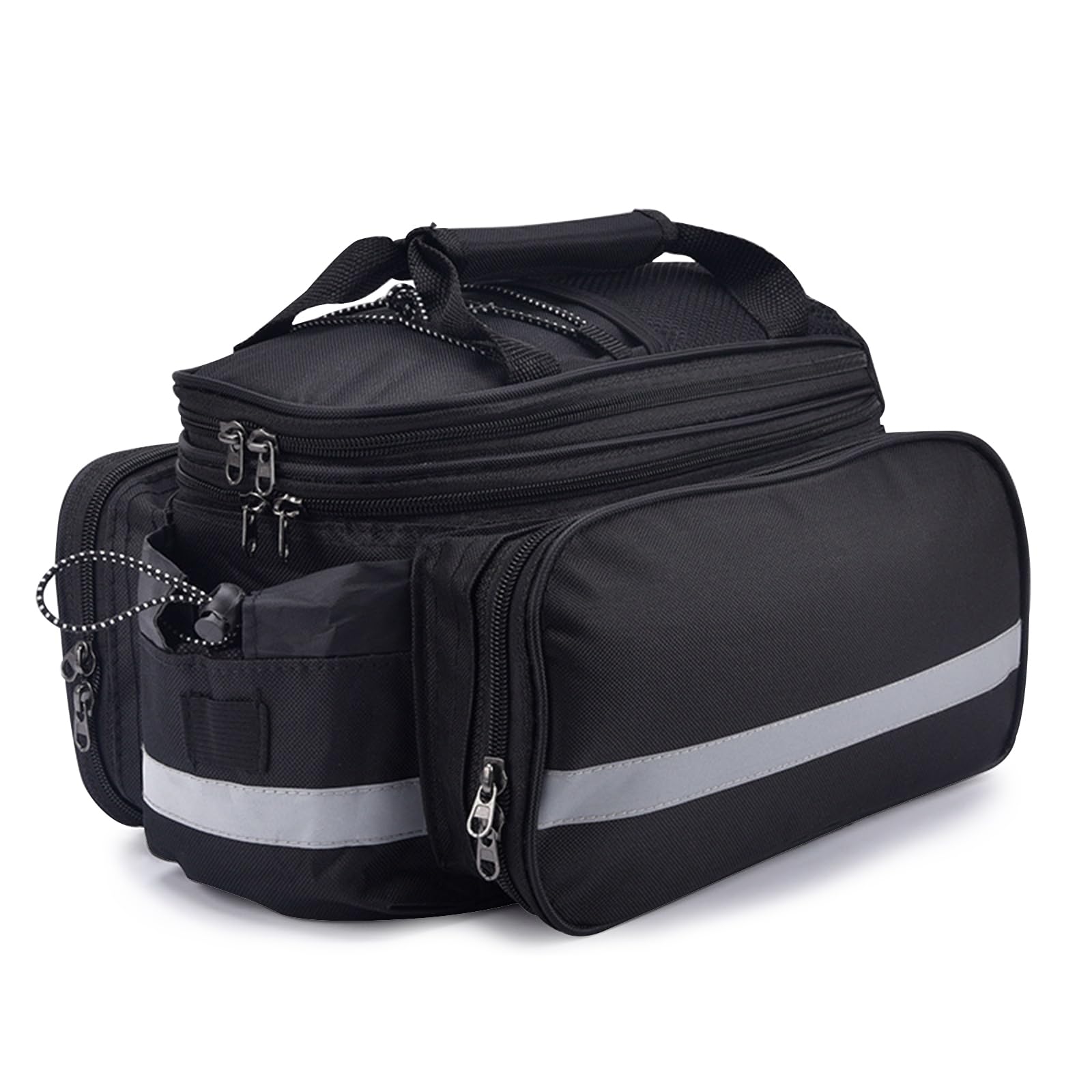 Bicycle Saddle Bags 27L Adjustable Bag With Rain Cover