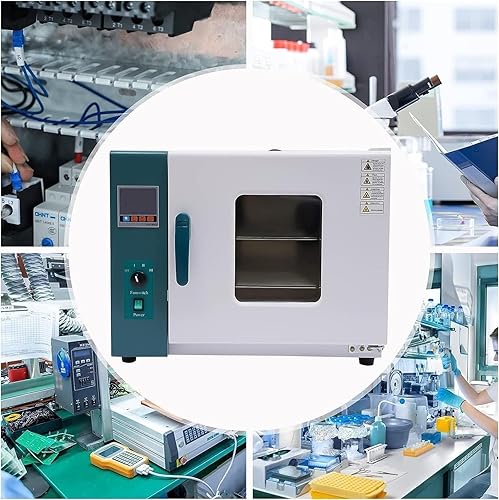 Miniatura 7 de Horno de secado por convección de aire forzado de laboratorio 1000W, horno de secado de explosión de temperatura constante de acero inoxidable,