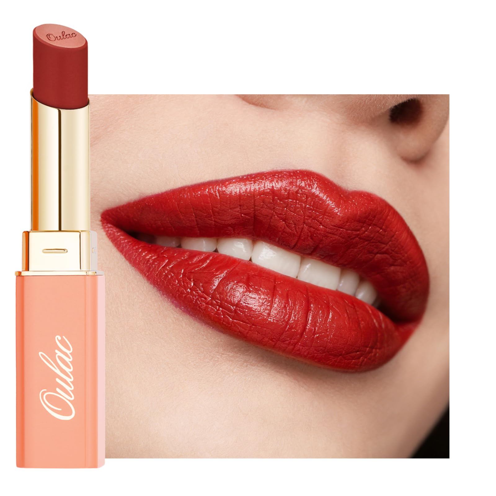 Oulac Beige Lipstick - Matte Nude Lip Color -10
