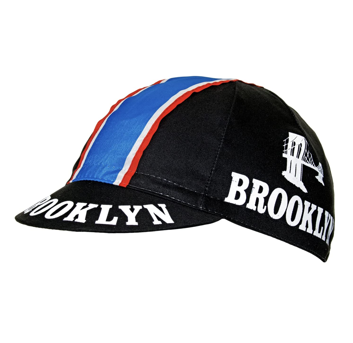 Apis Unisex Black Cycling Cap Team Vintage Brooklyn