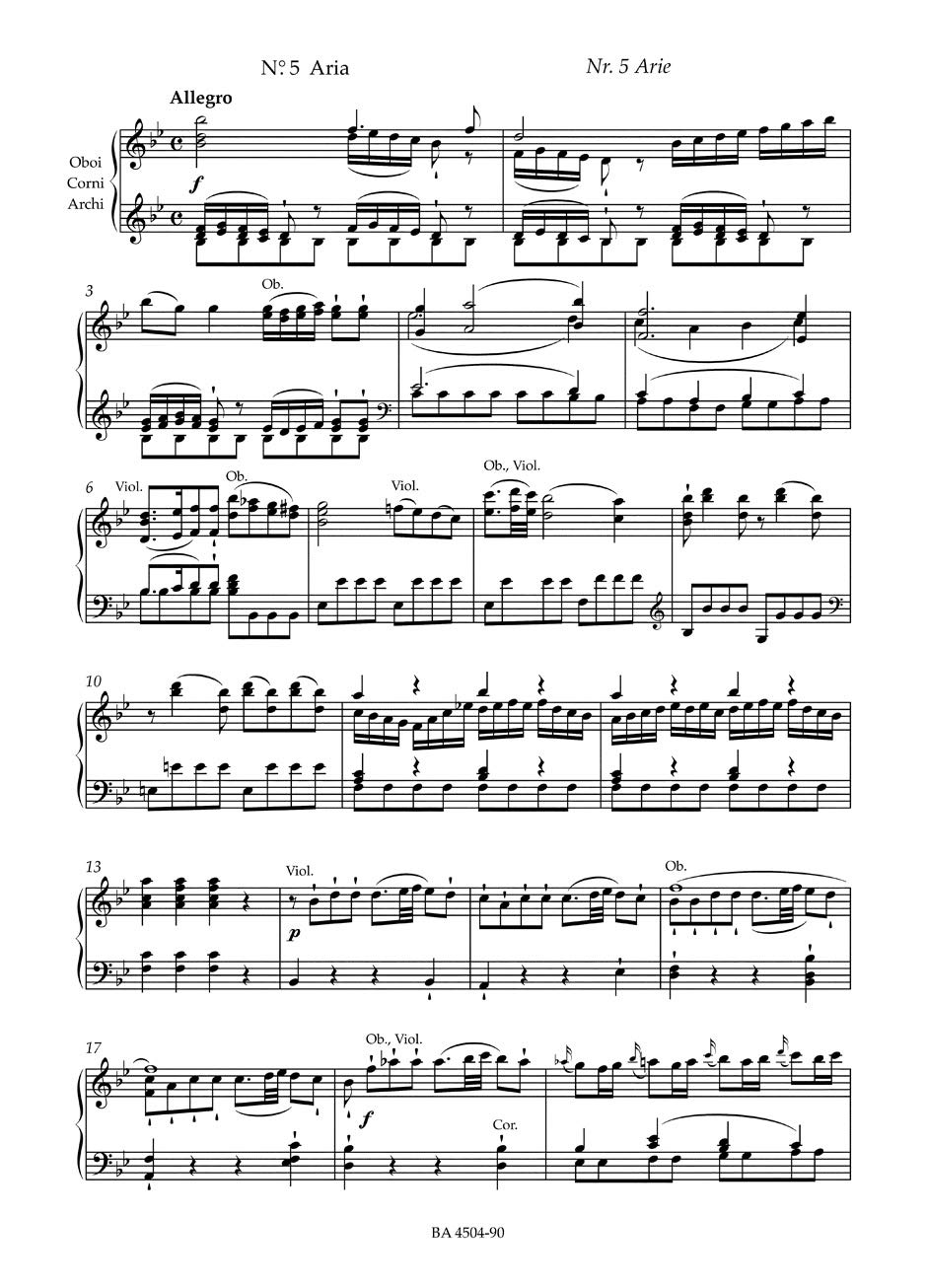 Ascanio in Alba K.111 (Vocal Score)