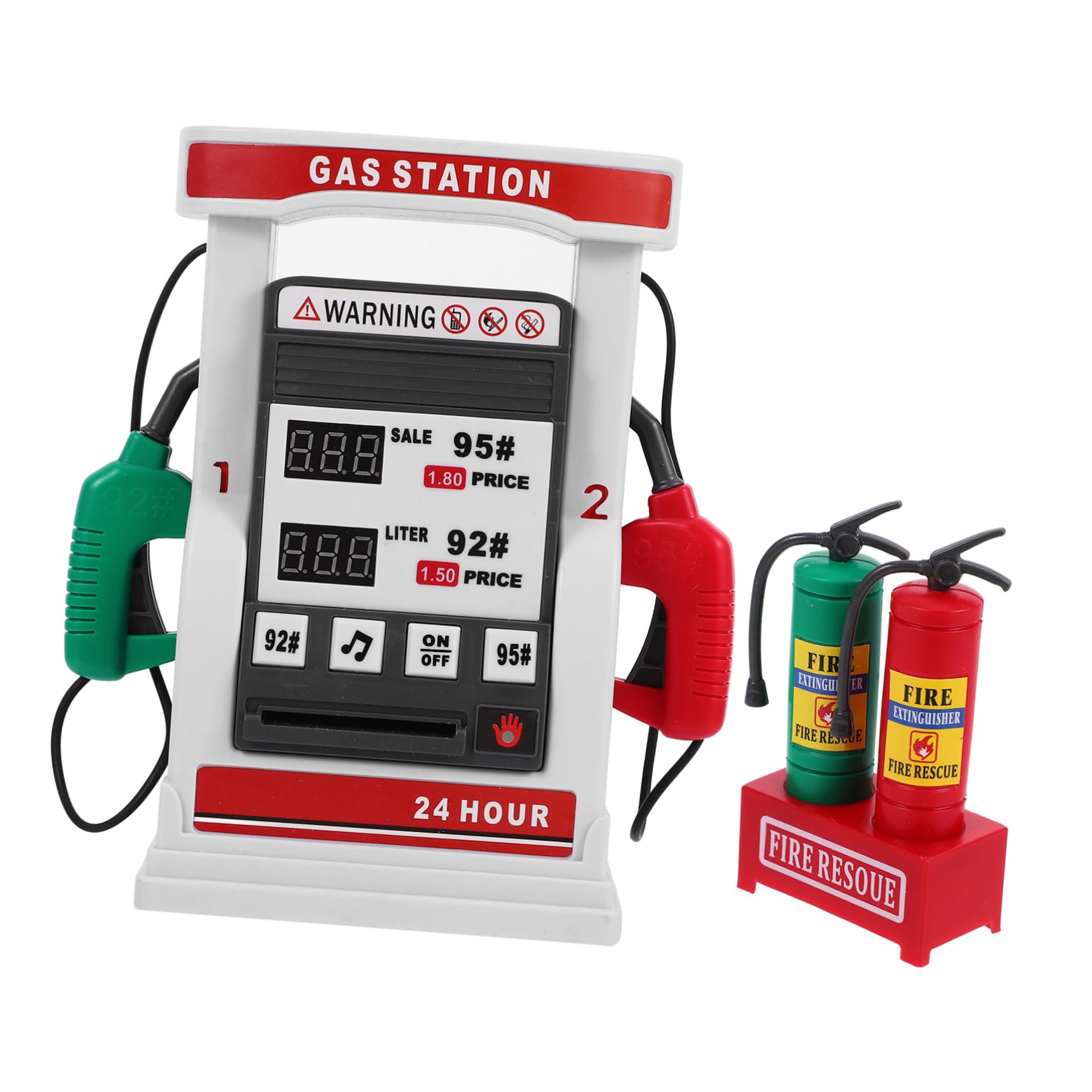 Ibasenice Mini Tankstelle Puppenhaus - Interaktives Spielzeug Mit Sound