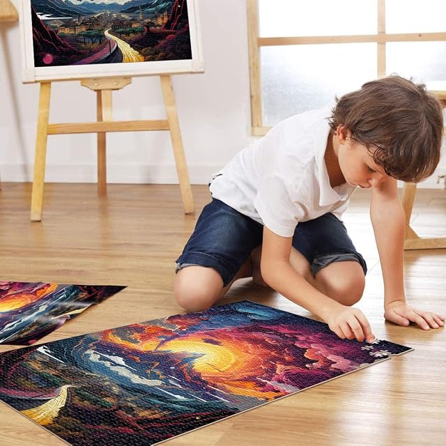 Foto 4 de 6 de Jigsaw Jigsaw Puzzle Salzburgo 1000 Piece Jigsaw Puzzle for Adults 10.27 in x 14.96 in Cardboard Puzzles for…