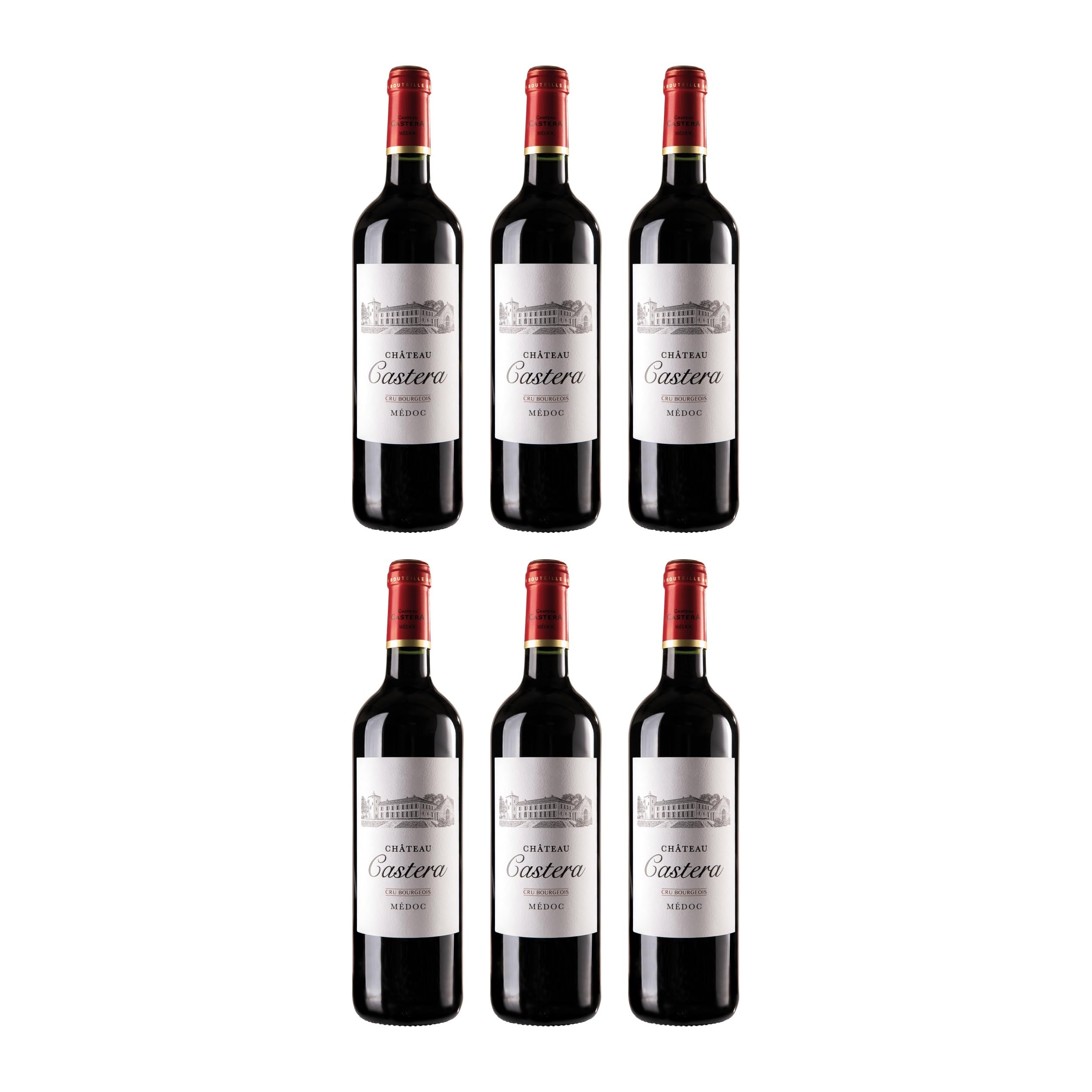 Château Castera Château Castera trocken Rotwein Frankreich inkl. FeinWert E-Book (6 x 0.75 l)