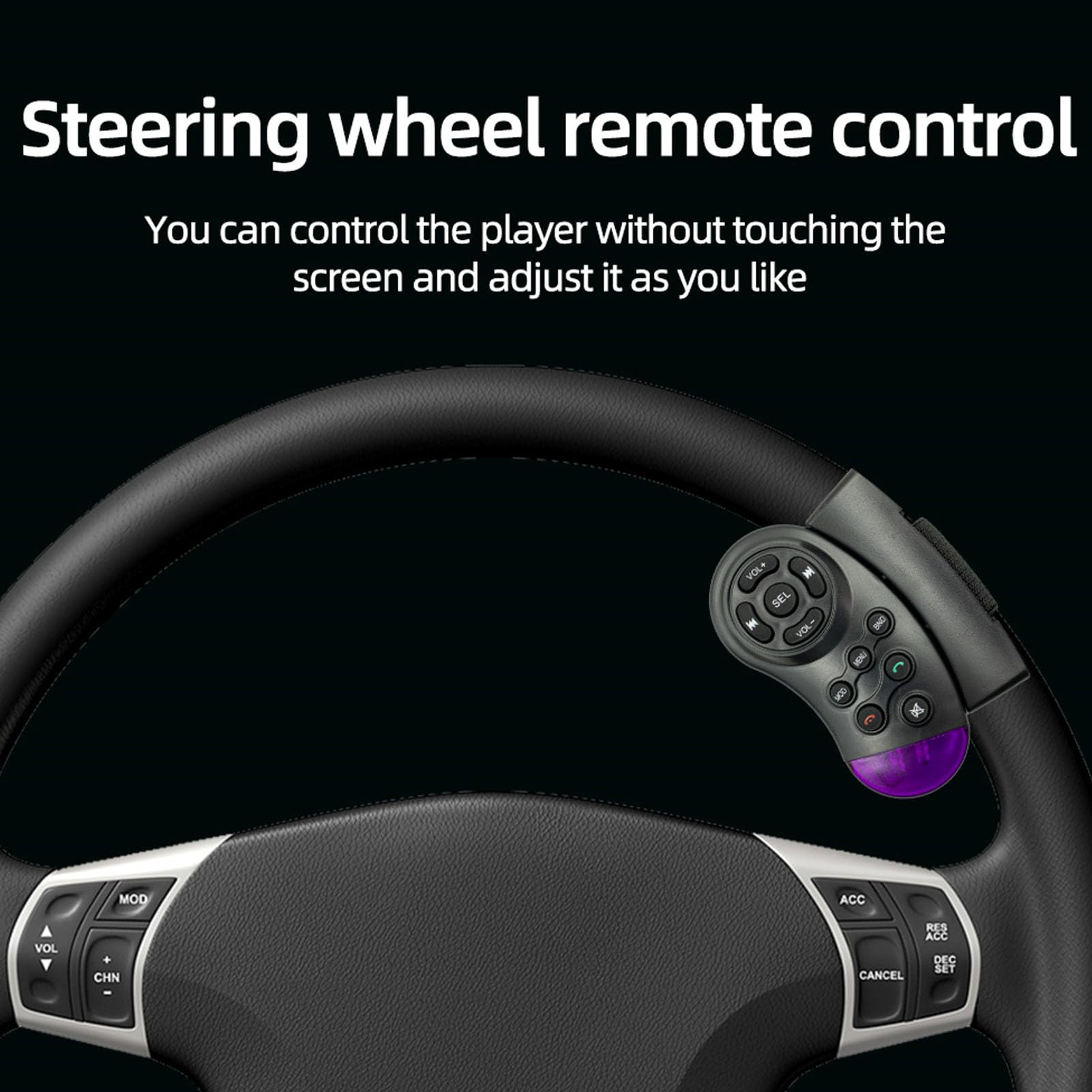 Sxhlseller Samochodowy Zestaw Stereo o Przekątnej 1 DIN z 4-calowym Ekranem HD, Bezprzewodowe Radio Samochodowe Bluetooth, Kamera Cofania, Radio z Pojedynczym DIN, Pilot na Kierownicy do