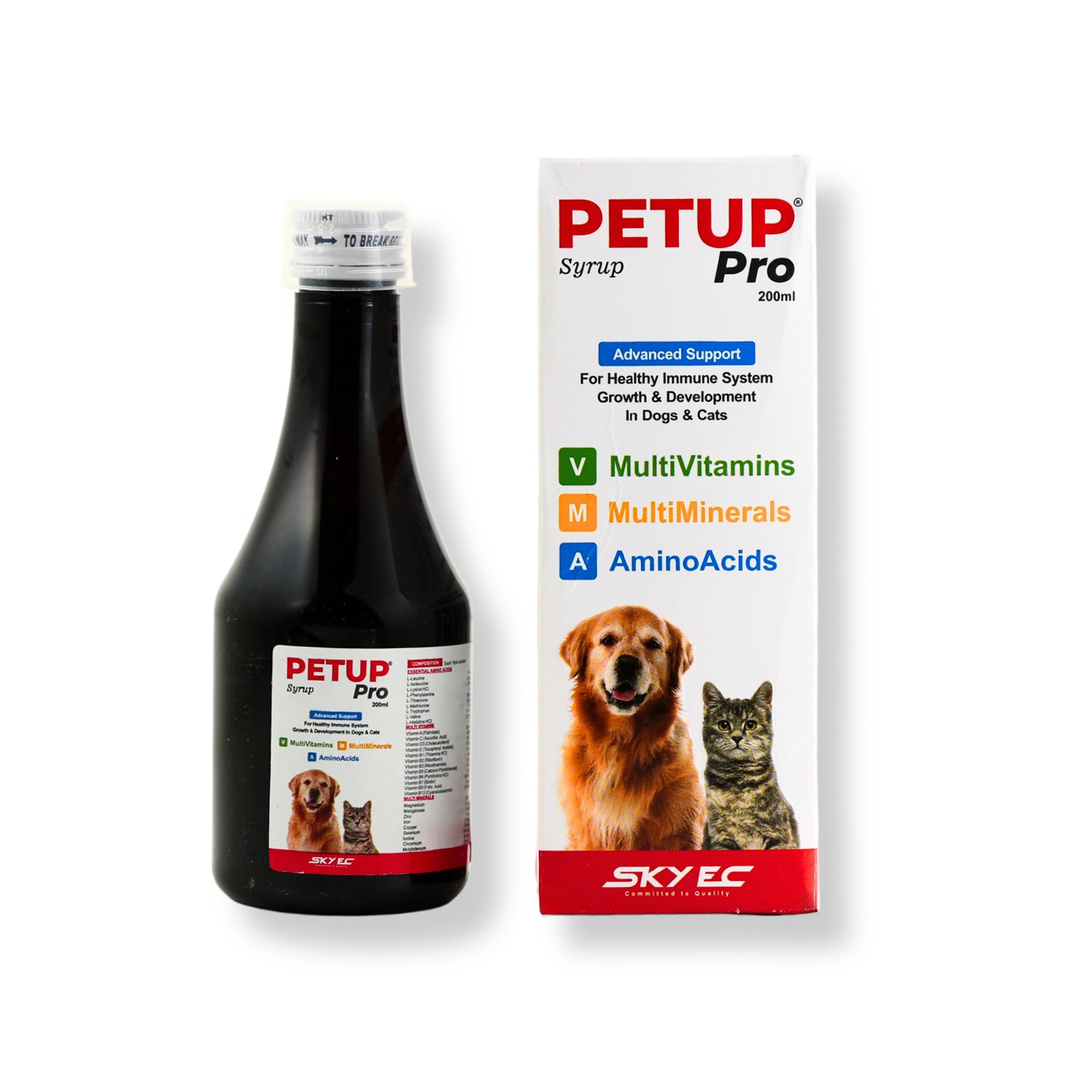 KAILVET PHARMA PET UP PRO Syrup | Veterinary Multivitamin & Mineral Supplement for Dogs, Cats & Pets | Supports Overall Wellness & Nutrition | 200 ml Liquid Formula-picture-11