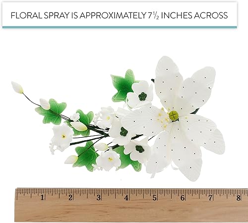 Vista 30 de Global Sugar Art Shrine Lily Sugar Cake Flowers - Espray para tartas de azúcar, color blanco, 1 unidad por el chef Alan Tetreault
