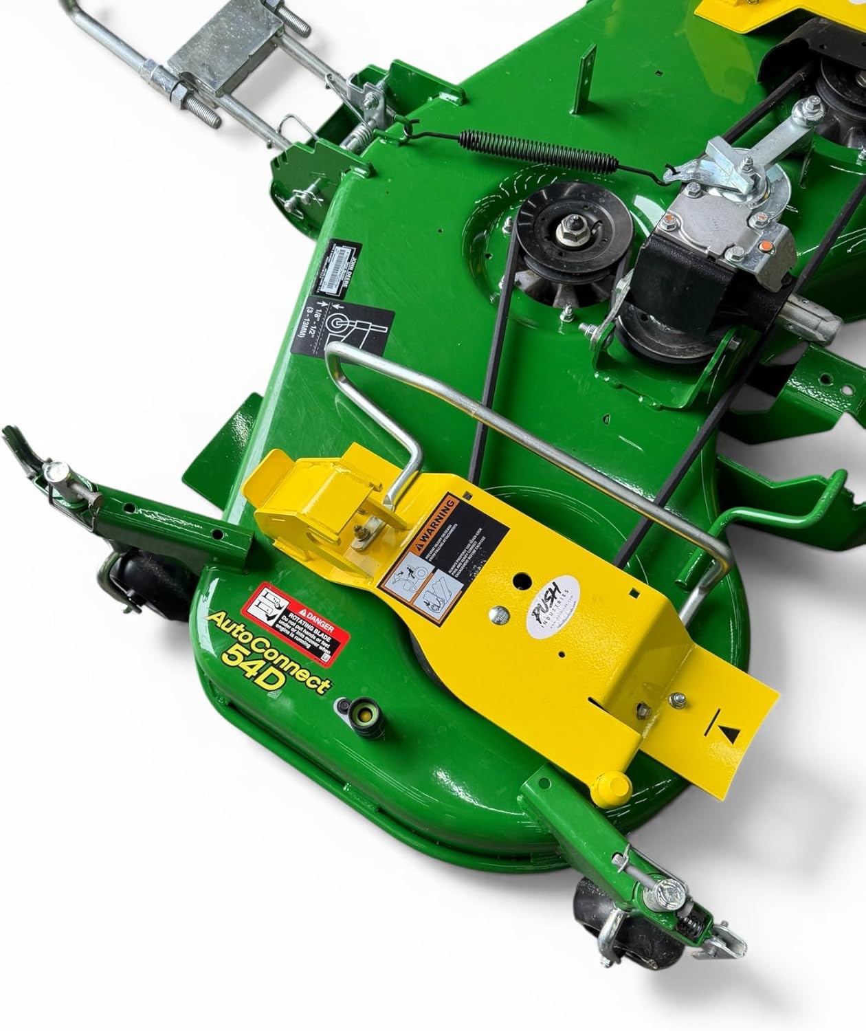 Push Industries 118.564 Mower Deck Loader Plates for John Deere 54D AutoConnect Mower Decks (Replaces OEM BXX10321) (54D Deck)
