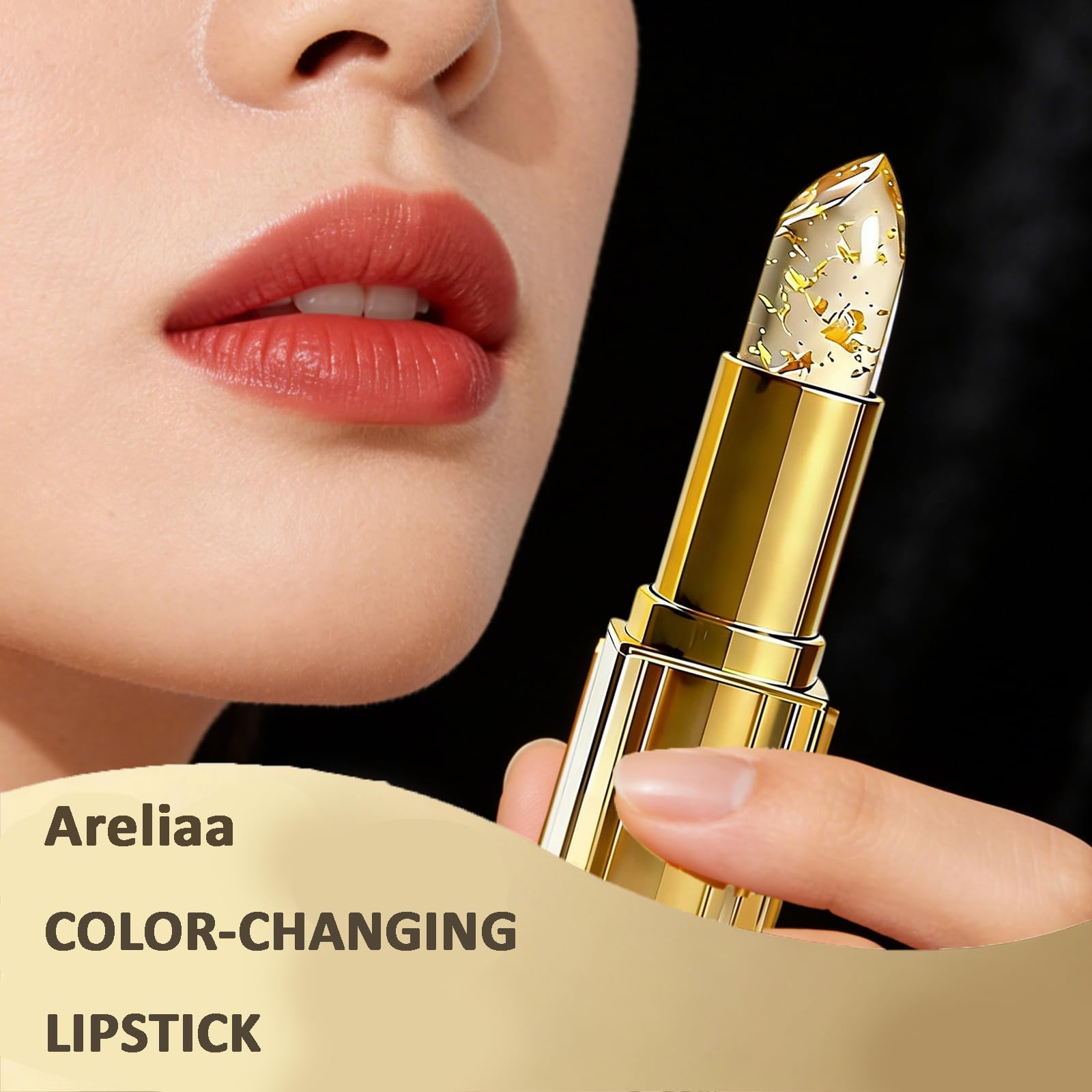 Areliaa Lipstick, PH Adjusting Lipstick for Mature Women, Clear Transferproof Color-Changing Lipsticks, Long-Lasting Hydration Without Stripping, Deep Nourishment (1pc) — view 2
