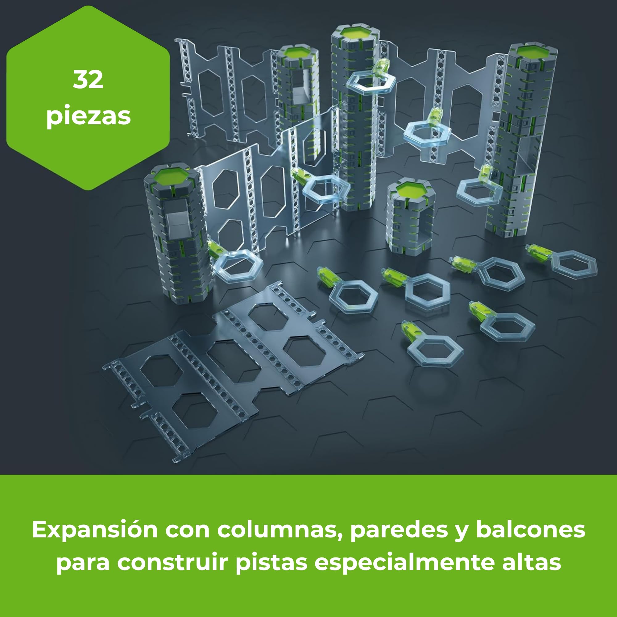Ravensburger - GraviTrax Pro Vertical, Expansión para Pista de Canicas, Juego Innovador y Educativo STEM, para Niños de 8+ Años y Adultos, Compatible con GraviTrax Starter Set