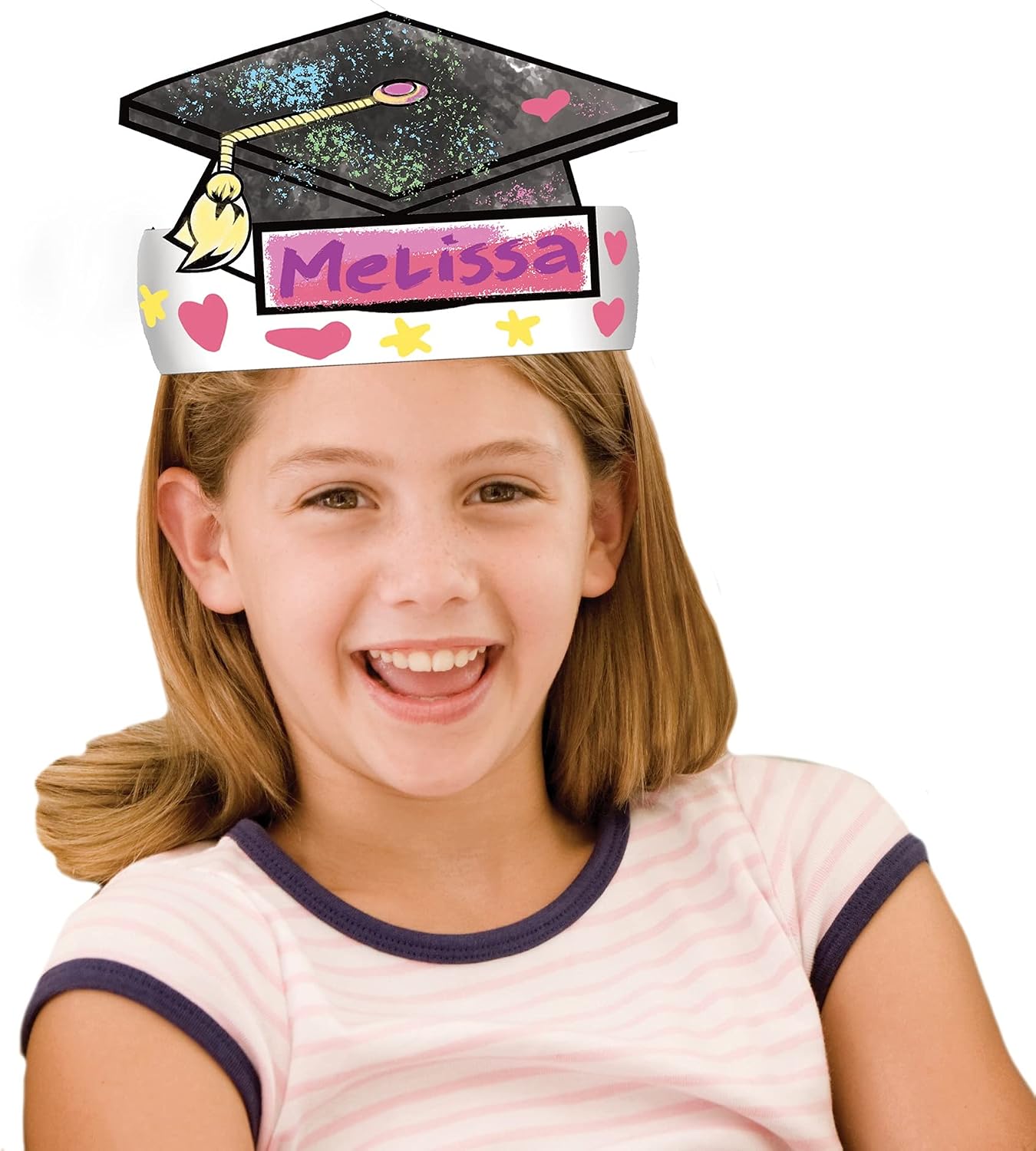 Hygloss Paper Make-Your-Own Grad Cap for Graduation 12 Piece (65279)