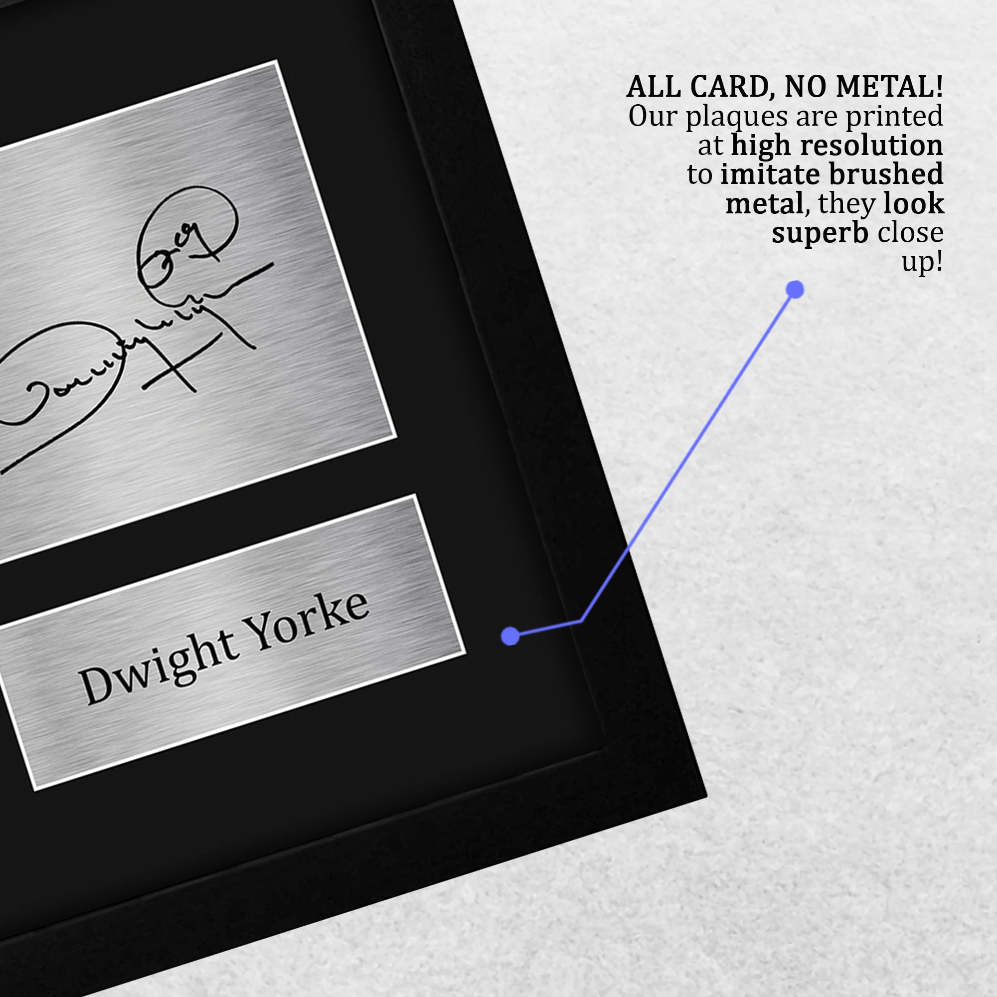 Amazon.com: HWC Trading Dwight Yorke Gifts Printed Signed