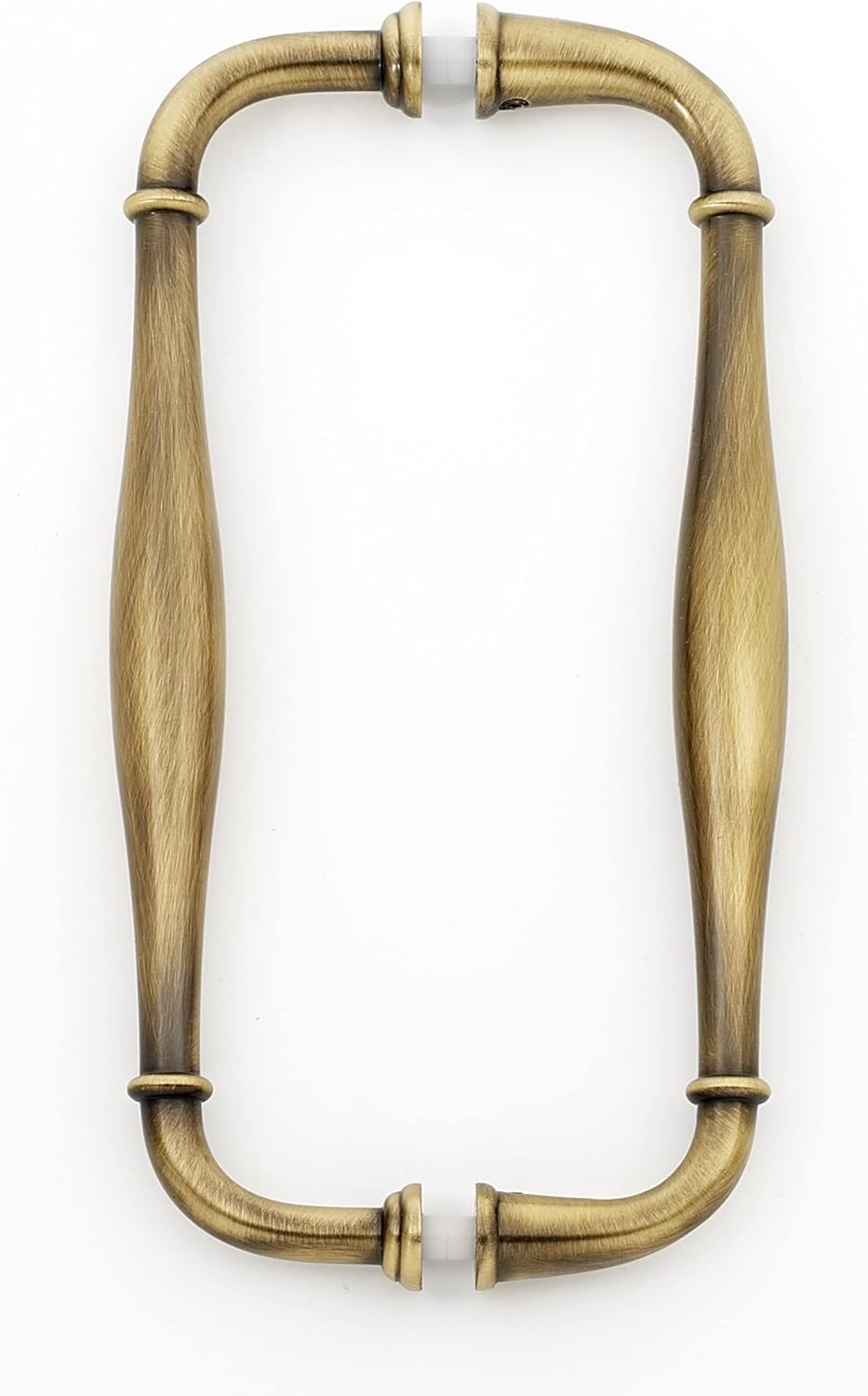 Charlie's, 8 Back to Back Glass Door Pull, Matte Black