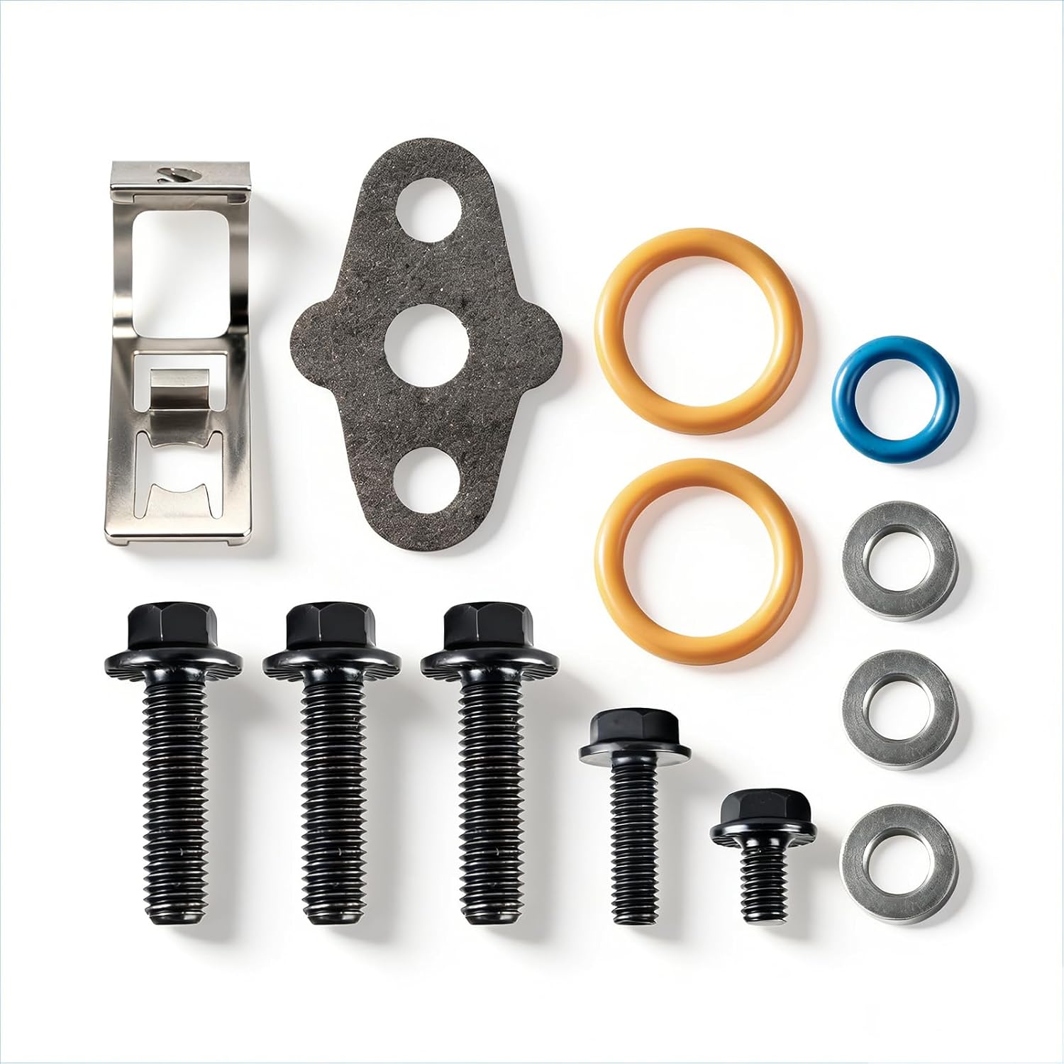 3C3Z9T514AG 3C3Z9T514AD Turbocharger Mounting Kit With Gaskets O-Rings And Bolts Fits For 2002-2010 International Trucks For 6.0L Powerstroke V8 Diesel Replaces#904-234,1840053C96