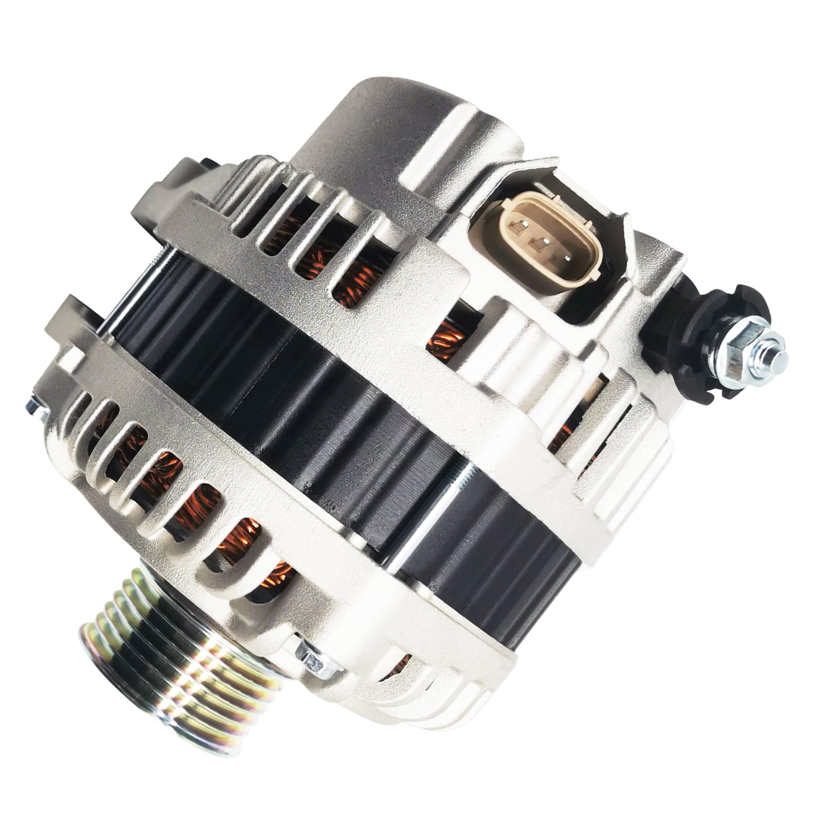 Alternator compatible with M~azda 3 2012 2013 L4 2.0L， alternator Replacement A002TJ1591, 11635N, 11635, A2TJ1591, PE0718300, PE0718300R00-image-17