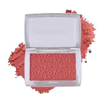 MCoBeauty Glow Up pH Powder Blush - Blush Red - Color Activated Soft Matte Blusher for Cheeks - Blendable, Buildable & Long Wearing Face Makeup - Natural Finish - Vegan & Cruelty Free