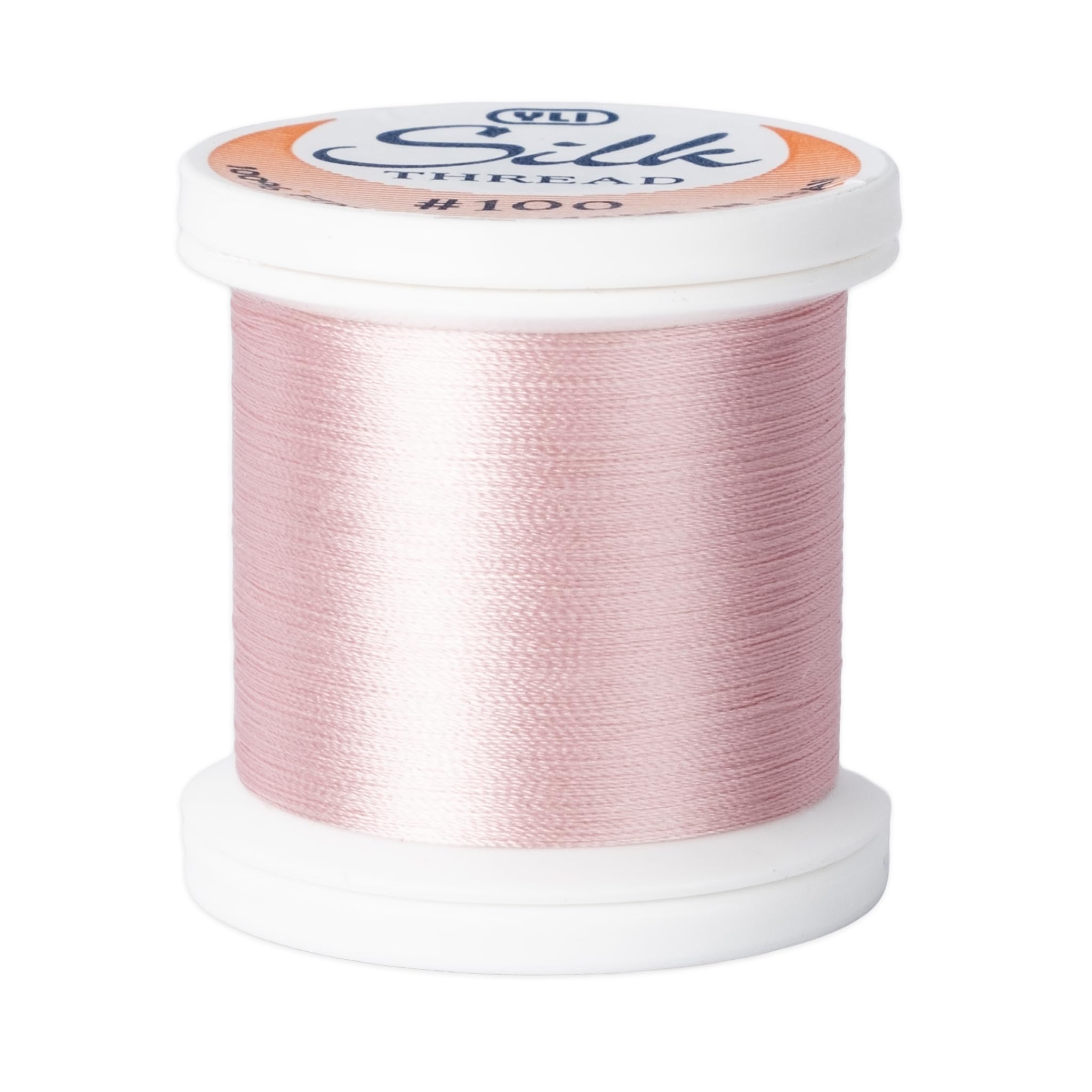 YLI Threads Silk Thread – 100 wt Fine Japanese Silk for Appliqué, EPP, and Quilting - Pink