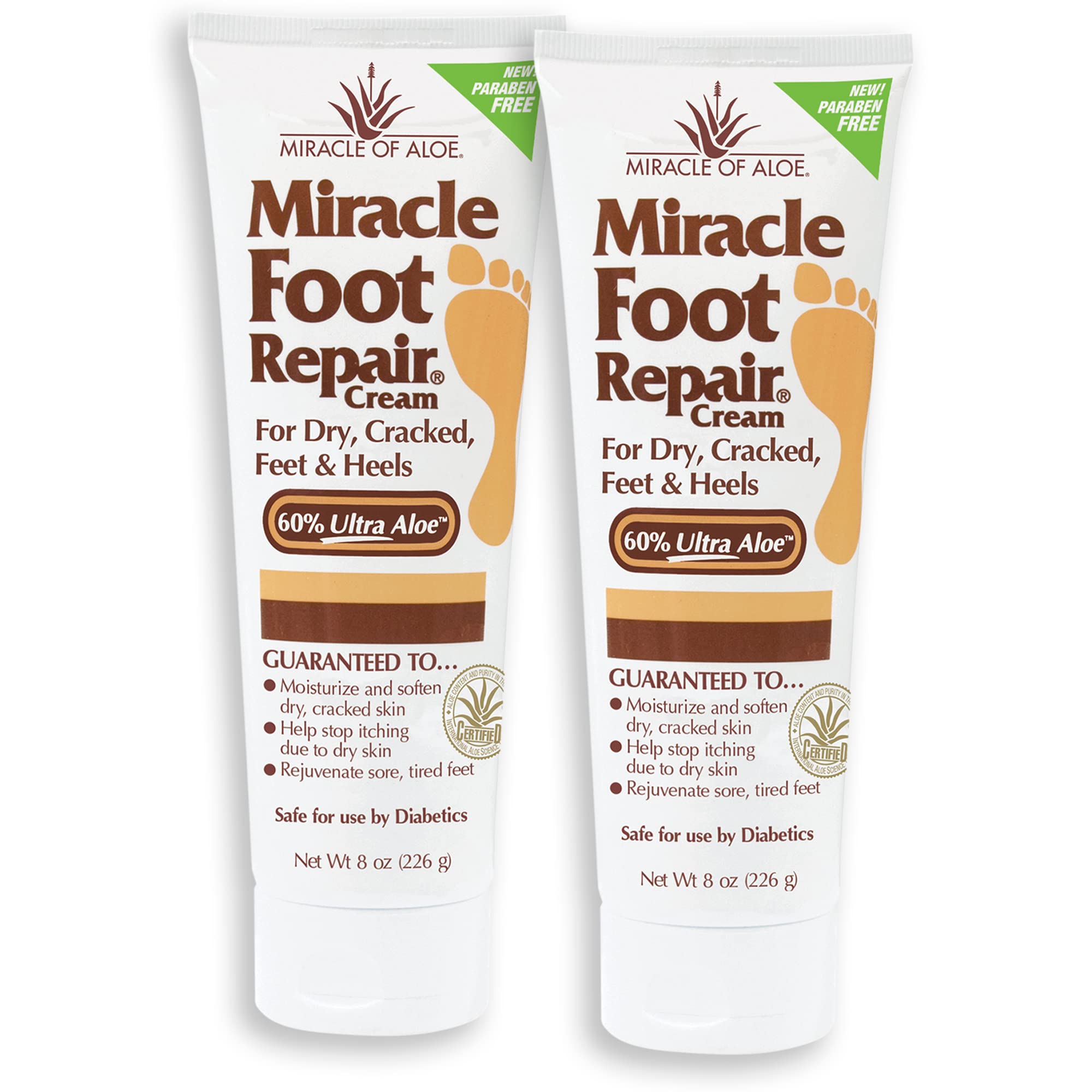 Buy Miracle Foot Repair Cream, 8 oz Repairs Dry Cracked Heels and Feet