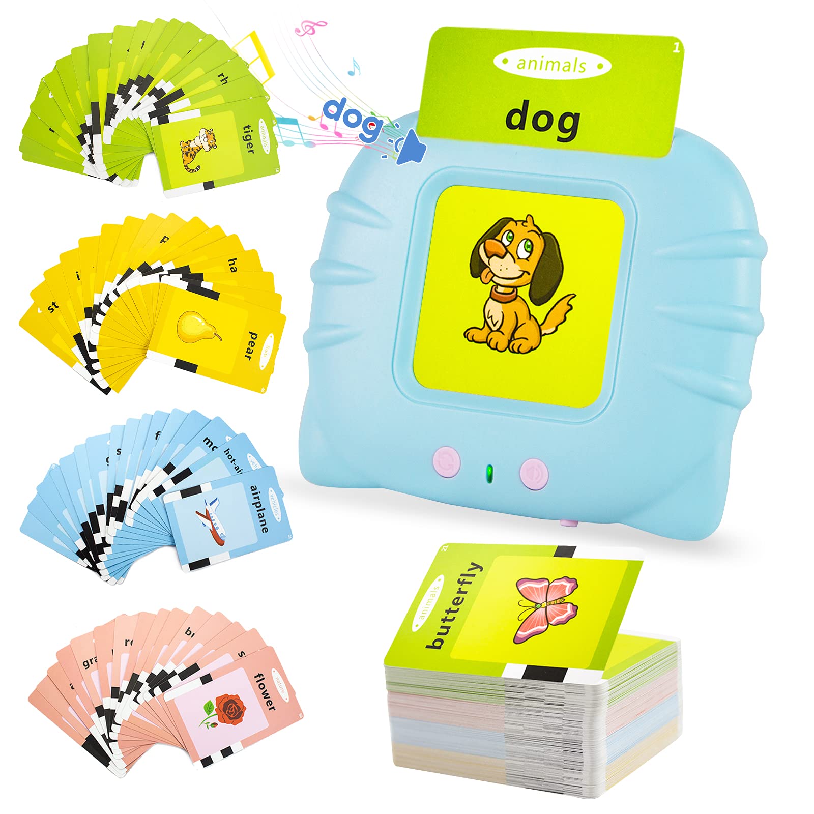 Buy YehttaTalking Flash Cards with 224 Words, Flash Cards for Toddlers