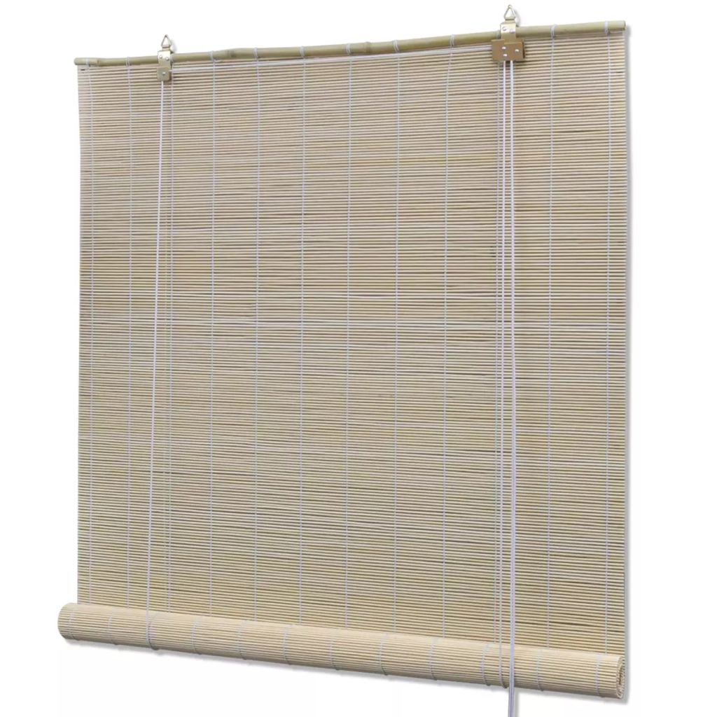 Festnight Tenda Bamboo, Tende a Rullo, Tapparella Avvolgibile bambù Naturale 140 x 160 cm