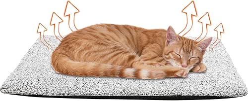 Couverture auto-chauffante pour chats et chiens 60x45cm - Couverture douce