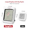 ThermoPro TP50 digital thermo-hygrometer for indoor thermometer, hygrometer, temperature and humidity meter, room climate control, room air control, air conditioning monitor