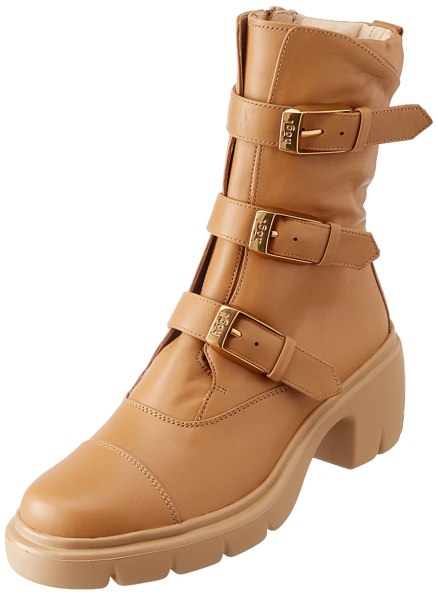 HÖGL Women's Biker Knee High Boots, Toffee, 42 EU Weit