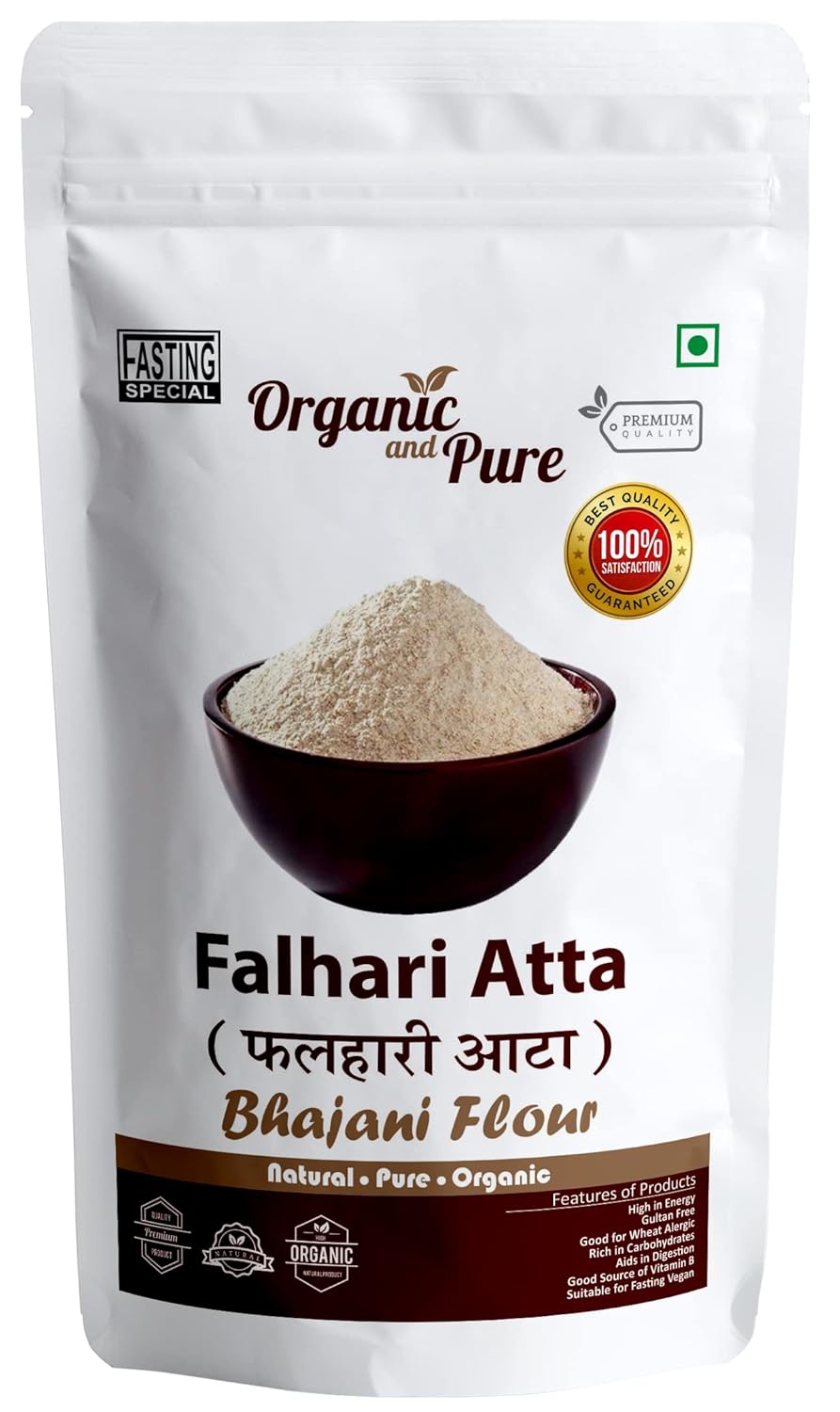 Organic and Pure Falahari Atta Flour Farali Atta Flour Falhari Atta