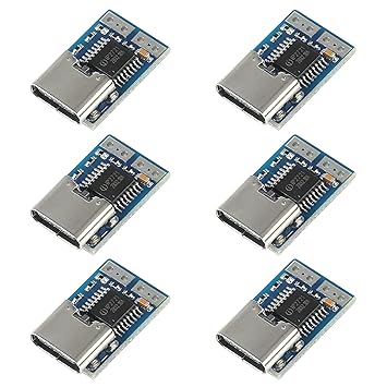 6 Pack MELIFE Type-C USB-C PD 20V DC Fixed Voltage Power Trigger Module 5A Type-C Female Input Module