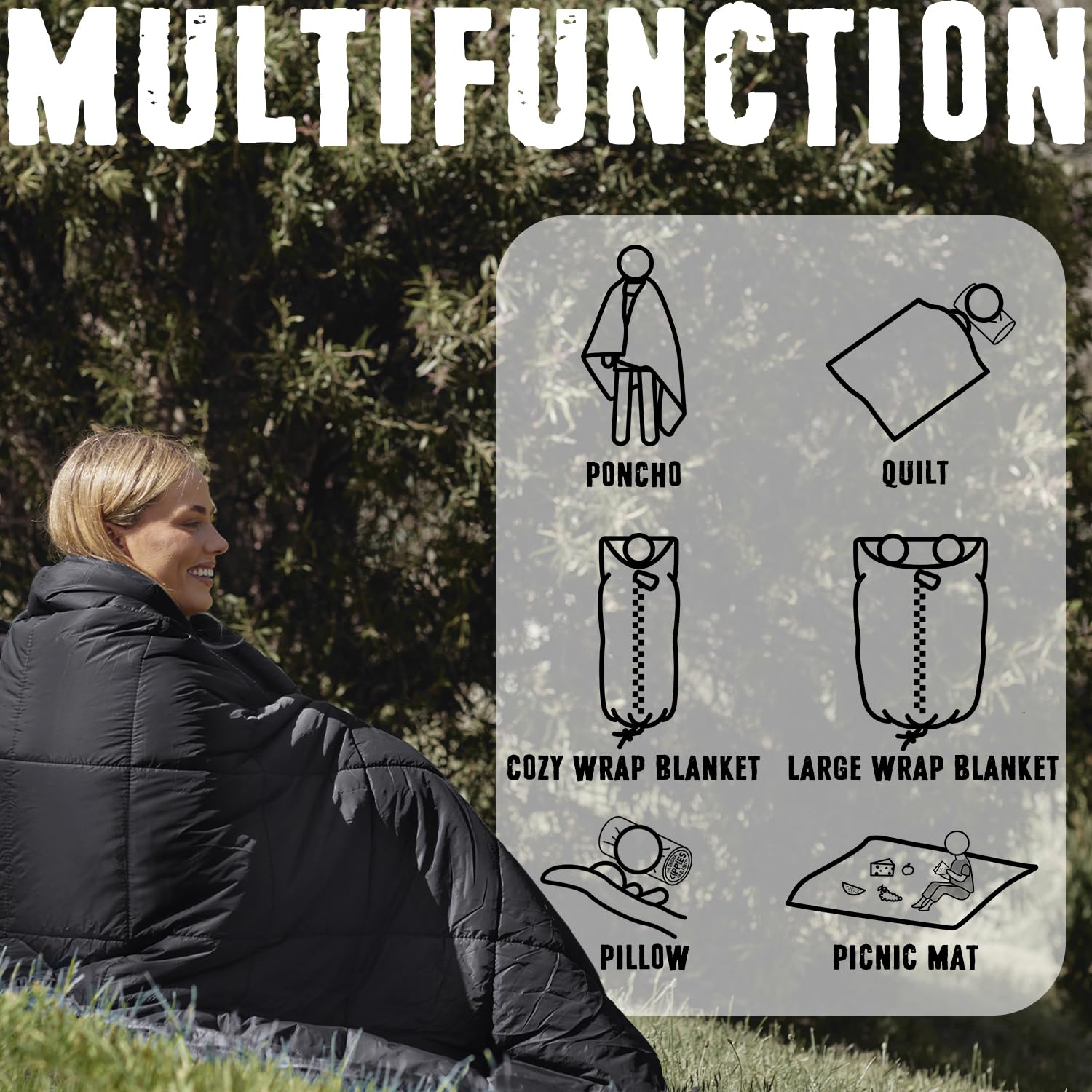 Amazon.com: 3M Thinsulate Insulation Puffy Camping Blanket for 
