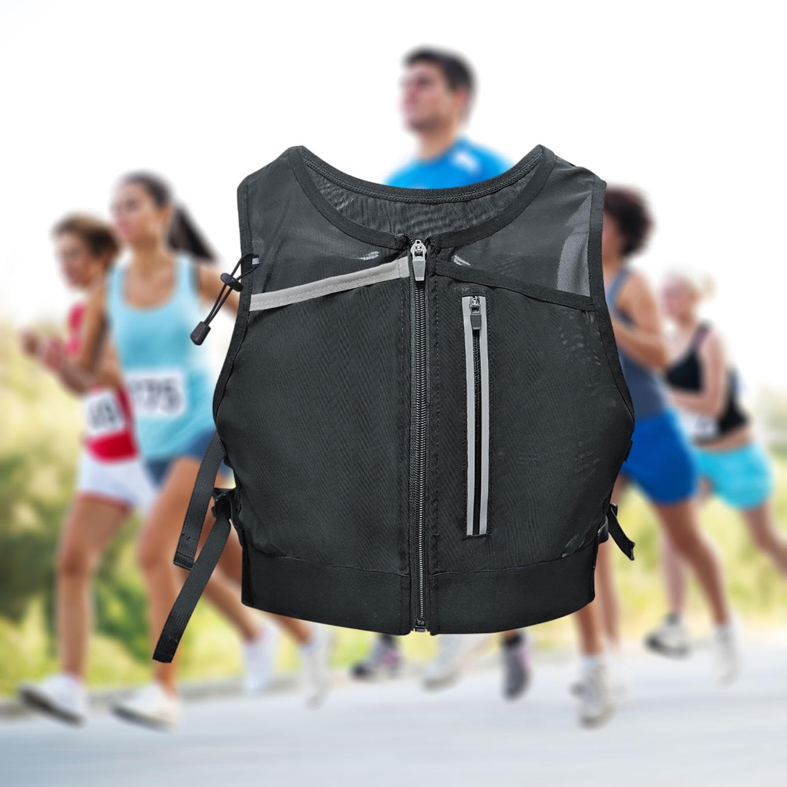 Generic Gilet Da Corsa con E Tasca a Rete per Adulti, Ideale per La Corsa Notturna.