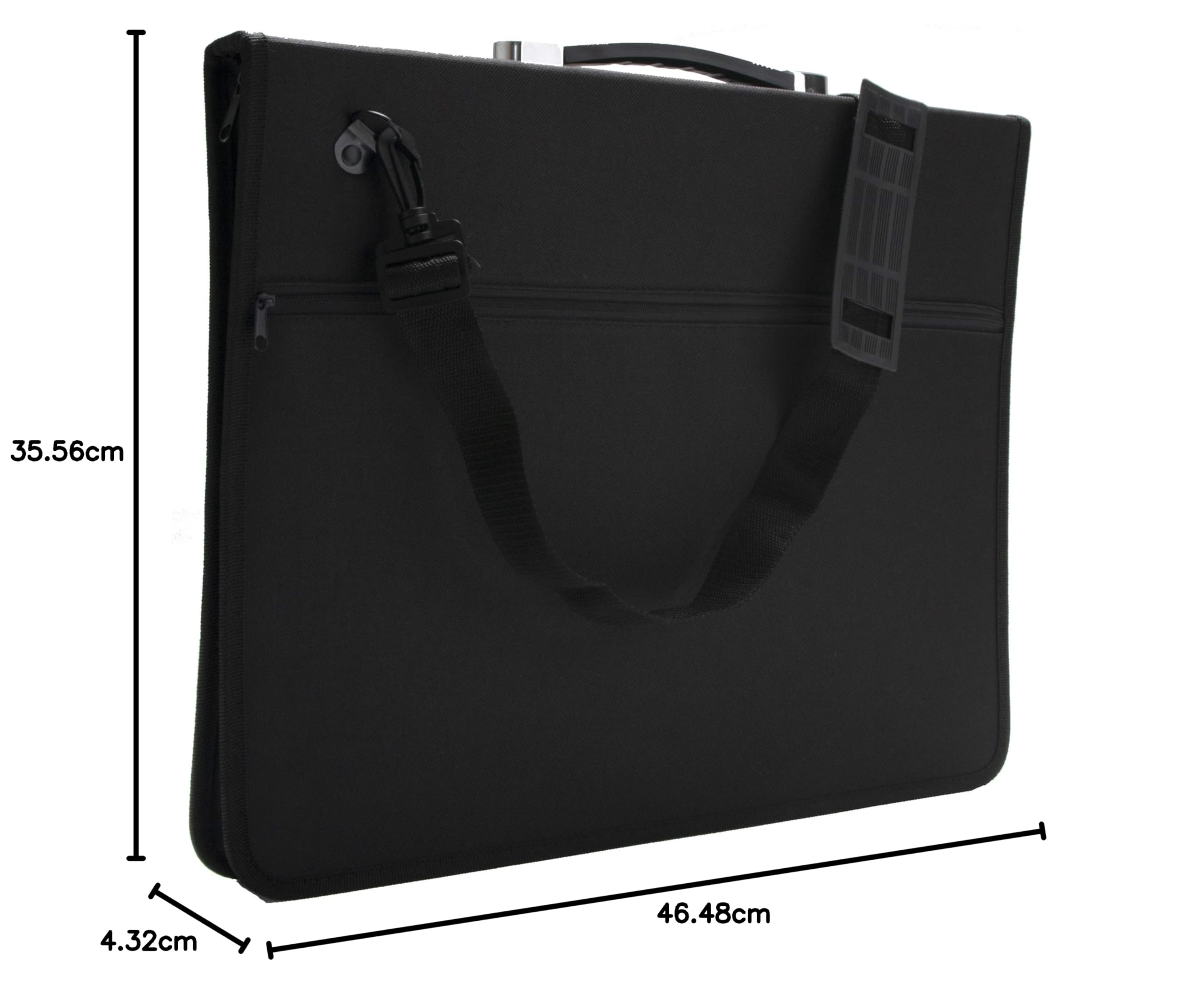 Artistik Quartz Art - Funda para portafolios de Arte – Bolsa de Almacenamiento para presentaciones, Resistente a la Intemperie, A3-18.3"x14"x1.7"