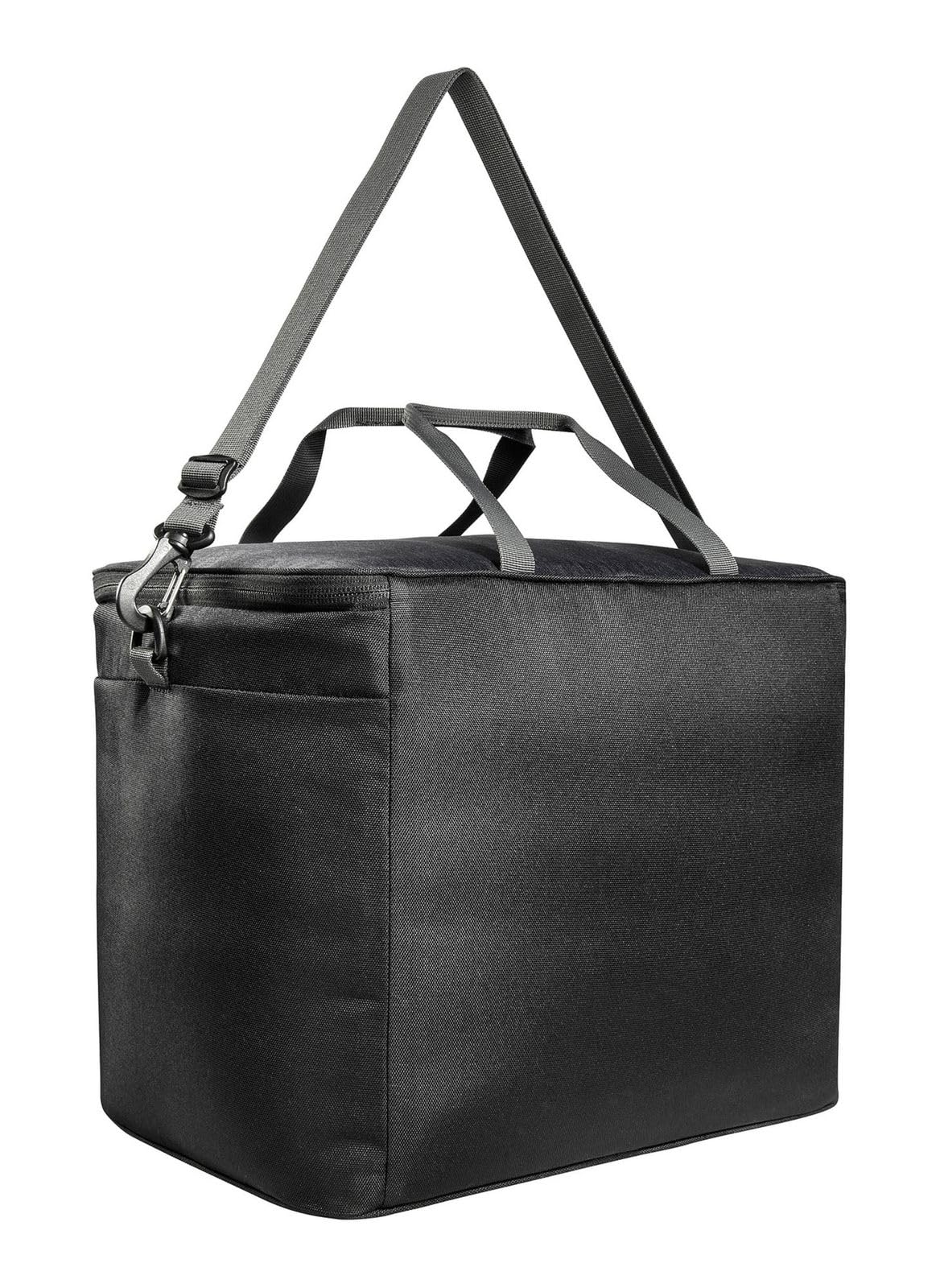 Tatonka Torba chłodząca Cooler Bag L (25 l) – izolowana torba z kieszenią wewnętrzną na akumulatory chłodzące, uchwyty i zdejmowany pasek na ramię – 37 x 27 x 30 cm (Off Black)