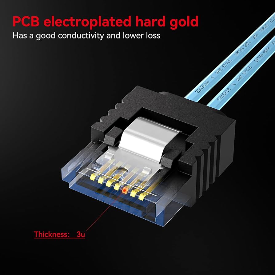 Q3ページ！SATAケーブルプラス！ Amazon.co.jp: OIKWAN SATA-IIIケーブル 5本/セット 6Gb/s -SATA