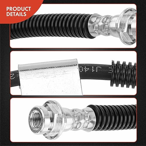 Miniatura 6 de A-Premium Manguera hidráulica de freno delantero para conductor y pasajero compatible con modelos Buick y Cadillac - Lucerna 2006-2011, DTS 2006-2011