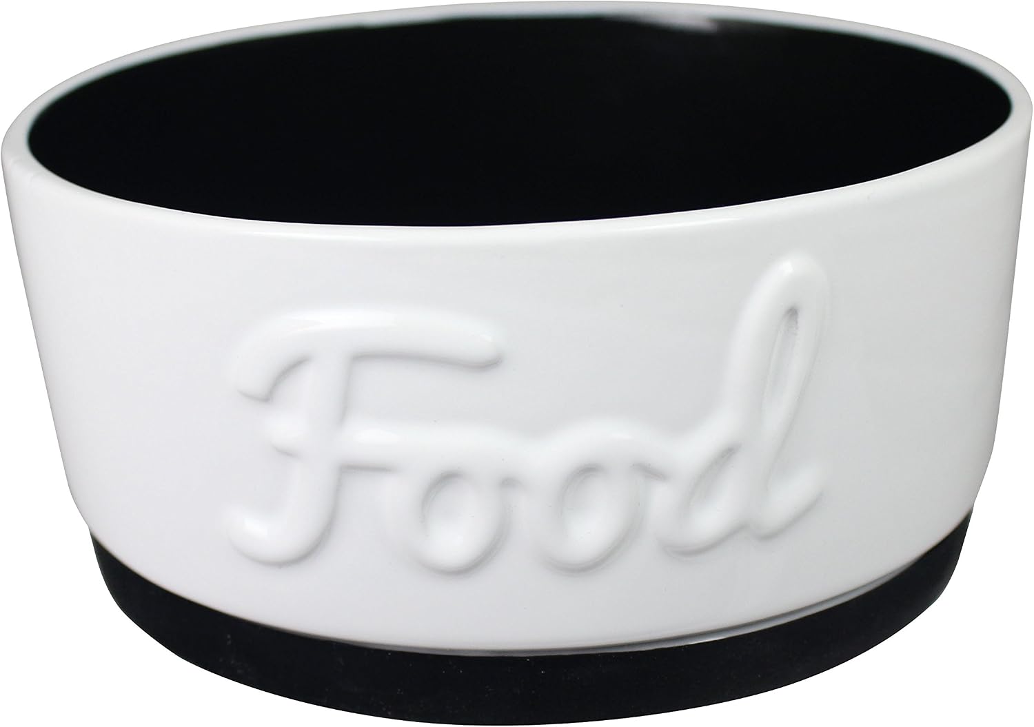 Winifred & Lily Ceramic Pet Bowl for Food & Water, with Non-Skid Rubber Bottom for Small, Large Dogs and Cats