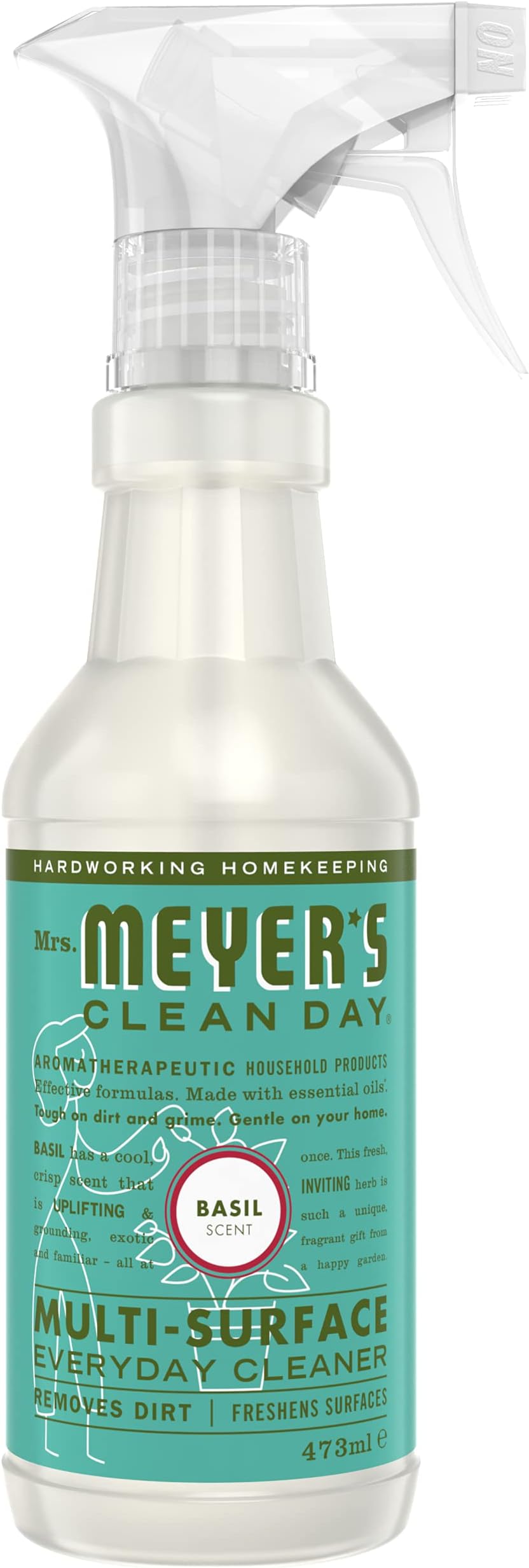 Mrs Meyers Clean Day MRS MEYERS - Multi surface cleaner, Basil, spray, 473 ml
