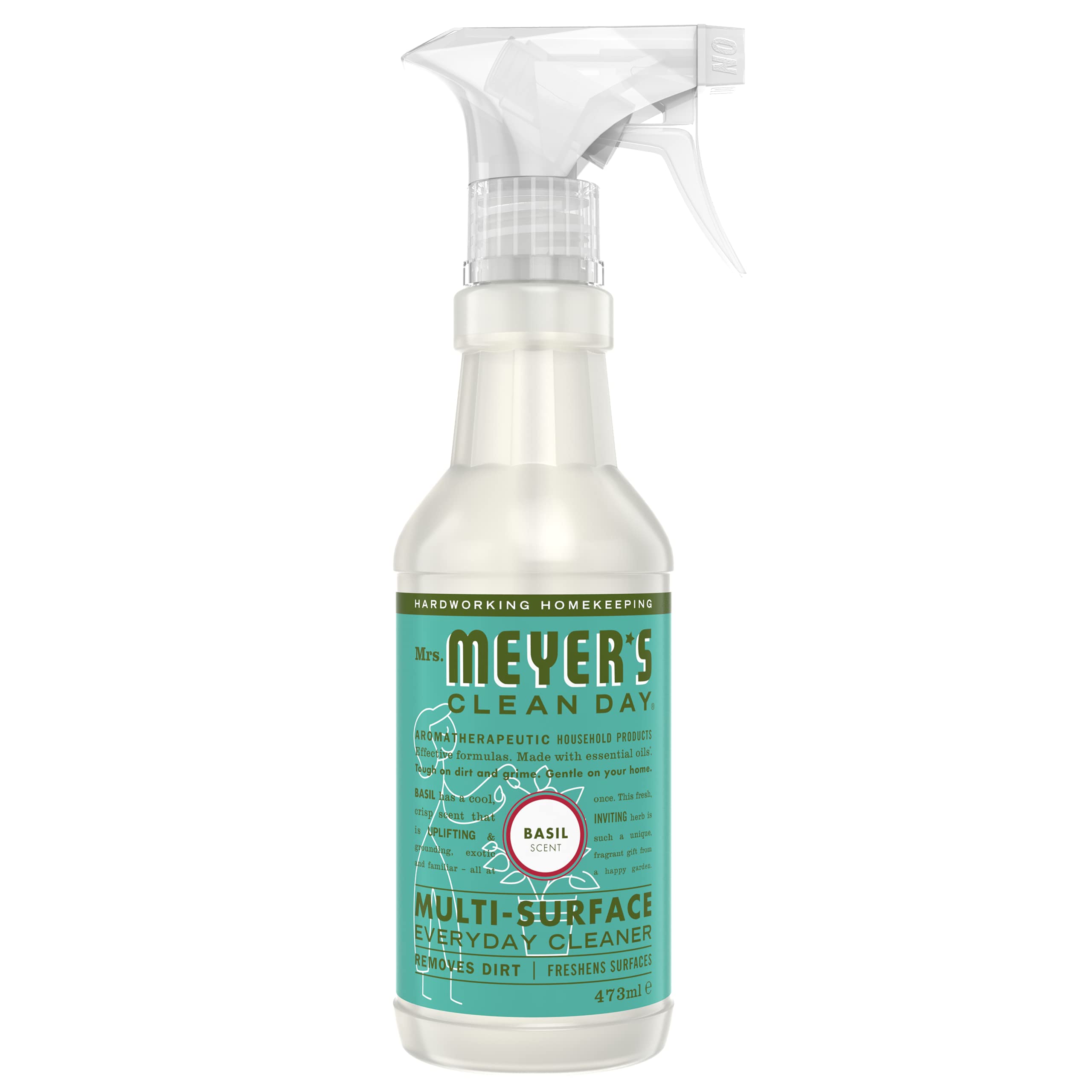 Mrs Meyers Clean Day, All Purpose Cleaner Spray, Basil, 473 ml