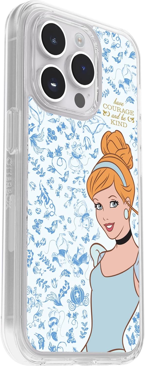 OtterBox Symmetry Series+ Clear Case with MagSafe for iPhone 14 Pro - Cinderella Courage & Kind - Image 3