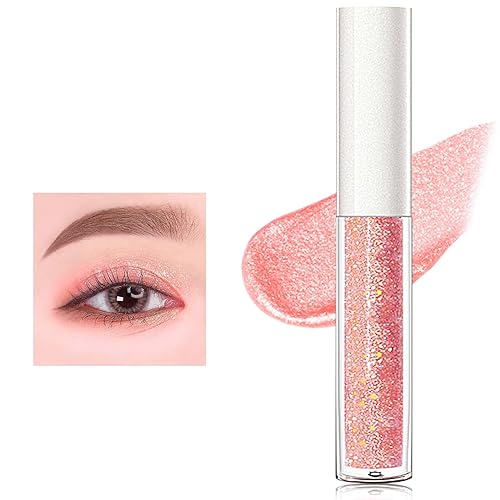 Miniatura 1 de Sombra de ojos líquida con purpurina, sombra de ojos líquida para debajo de los ojos, larga duración, secado rápido, fácil de aplicar, sombra de