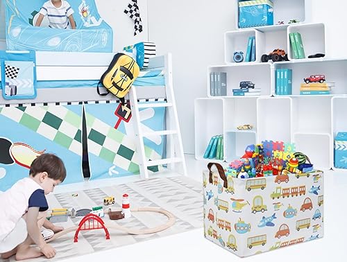 Miniatura 6 de HIYAGON Cesta de almacenamiento para niños y bebés, cesta de regalo, cesta de almacenamiento vacía linda, cajas organizadoras, cestas de juguetes