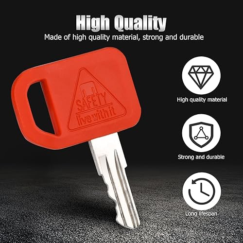 Miniatura 4 de Reemplazo de llave para John Deere Heavy Equipment AT195302 AR51481 Cargador retroexcavadora Tractores 1200 210C 310A 310C 410B 550B 700H 1050J