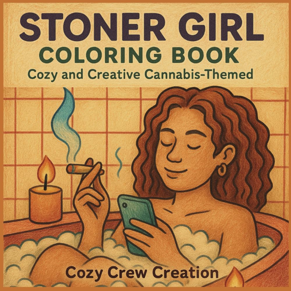 Stoner Girl Coloring Book: Cozy and Creative Cannabis-Themed Pages for Adults to Relax and De-Stress: Relaxing Cannabis Art, Chill Girl Vibes, and ... for Stress Relief and Fun (cozy era)