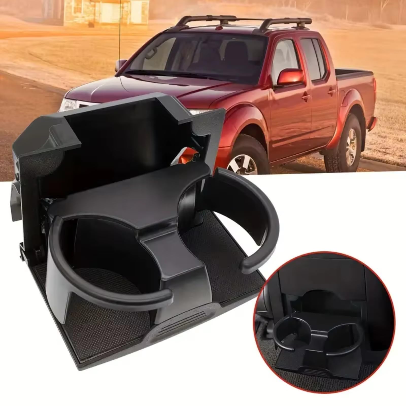 Auto Innenraum Zubehör Compatibile Con Nissan Per Pathfinder 2006-2012 Scatola Portaoggetti Per Console Centrale Auto Con Portabicchieri 96965-ZP00C