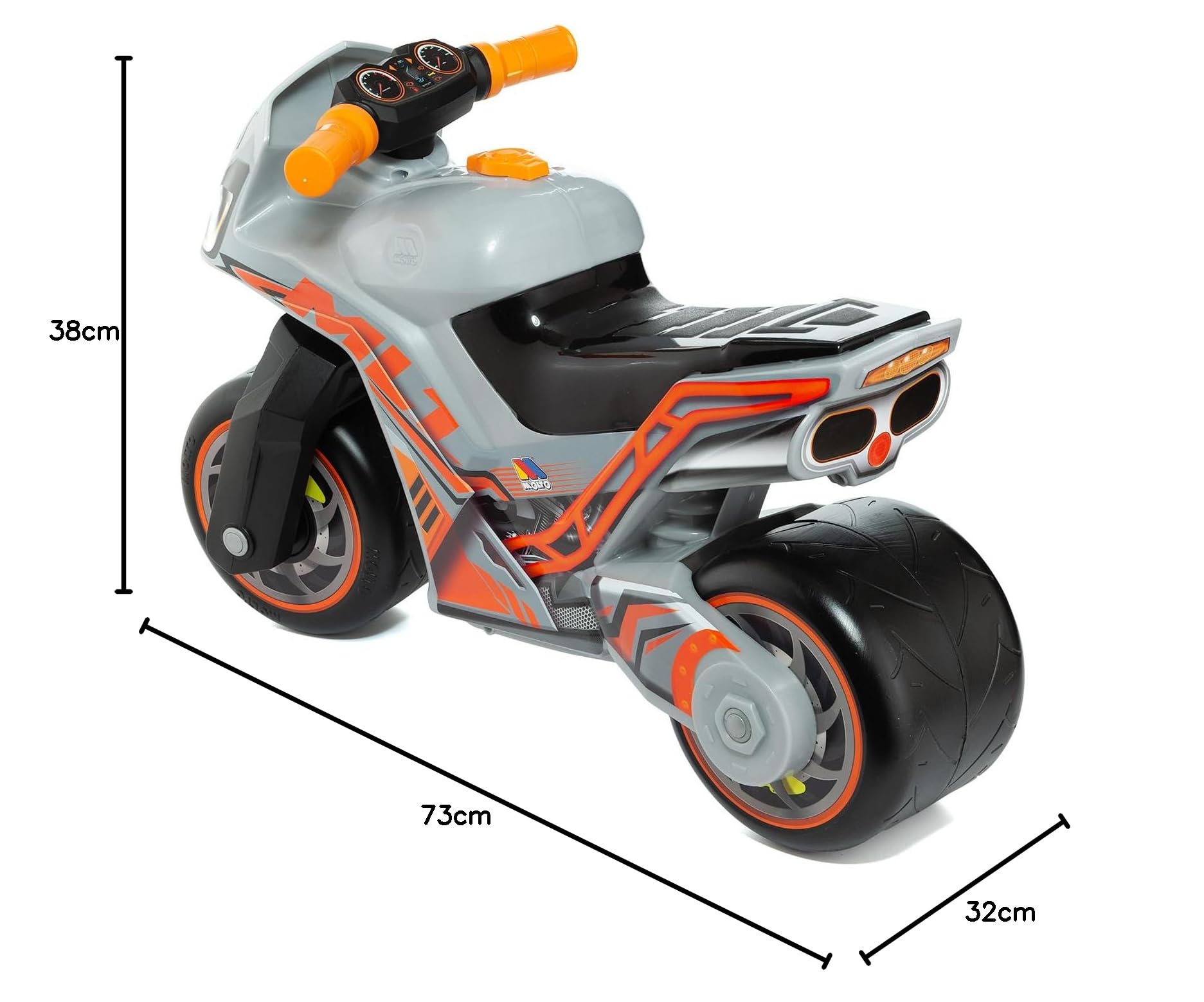 Molto | Moto corrimano molto Cross Premium MLT | per tutti i tipi di terreno | Giocattoli per bambini sicuri e resistenti | Incoraggia lo sviluppo sano di bambini e ragazze | + 18 mesi