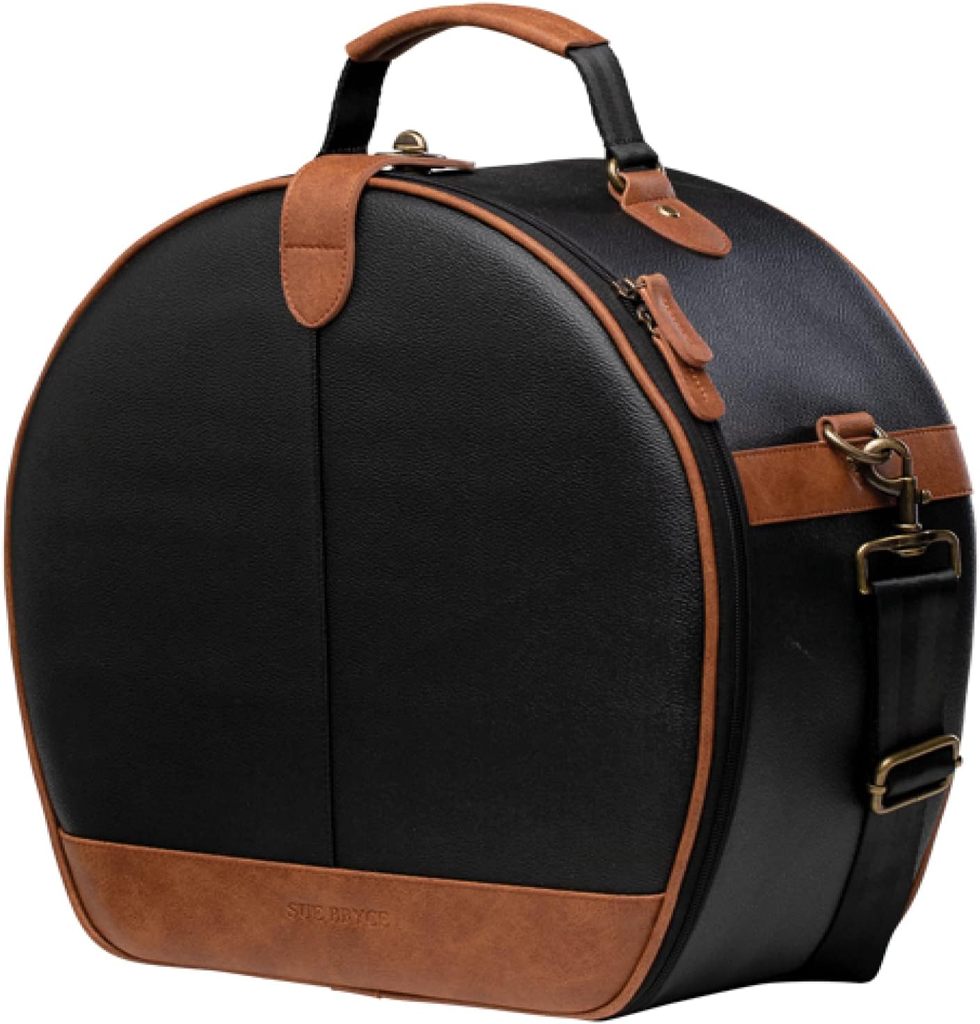 Tenba Sue Bryce Hat Box Shoulder Bag DSLR and Mirrorless Cameras and Lenses â€“ Black/Brown (637-805)