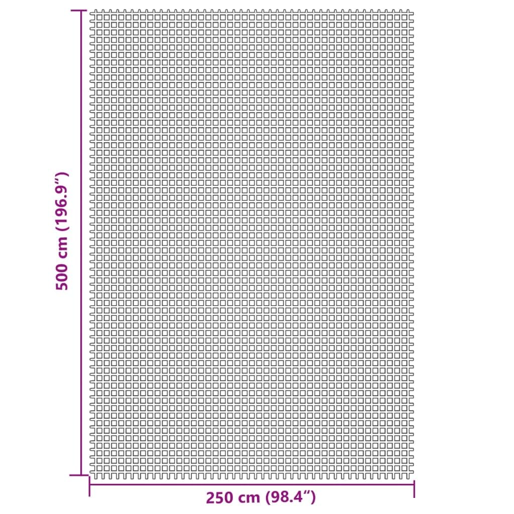 Tapis de tente en polyester anthracite durable et léger pour extérieur, camping, randonnée, trekking, festival, plage